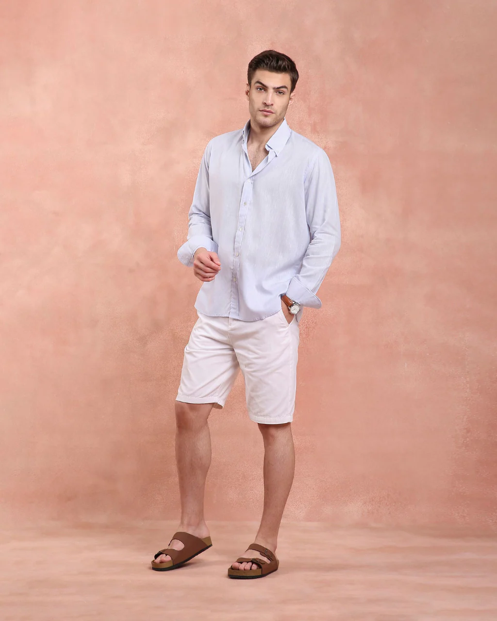 Blue Linen Shirt - Image 3