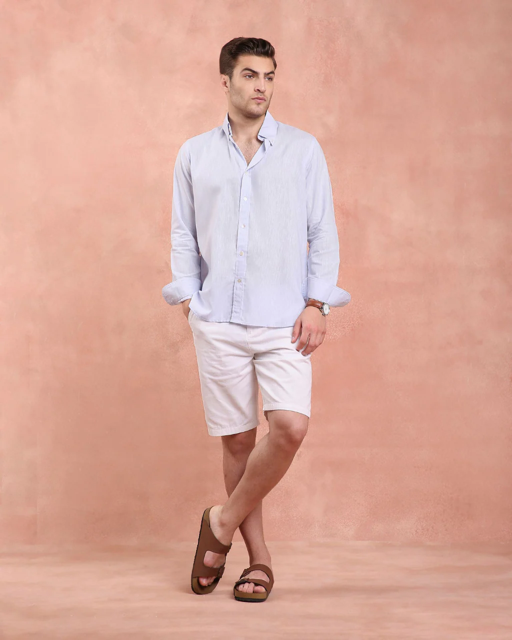 Blue Linen Shirt - Image 5