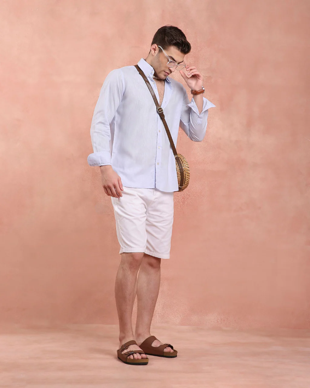 Blue Linen Shirt - Image 6