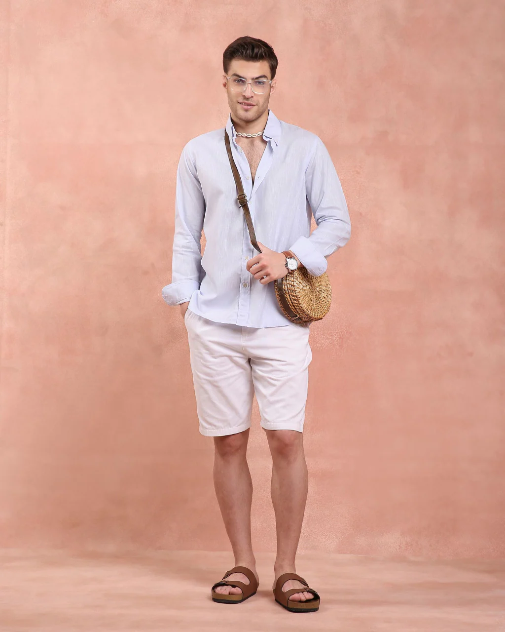 Blue Linen Shirt - Image 7