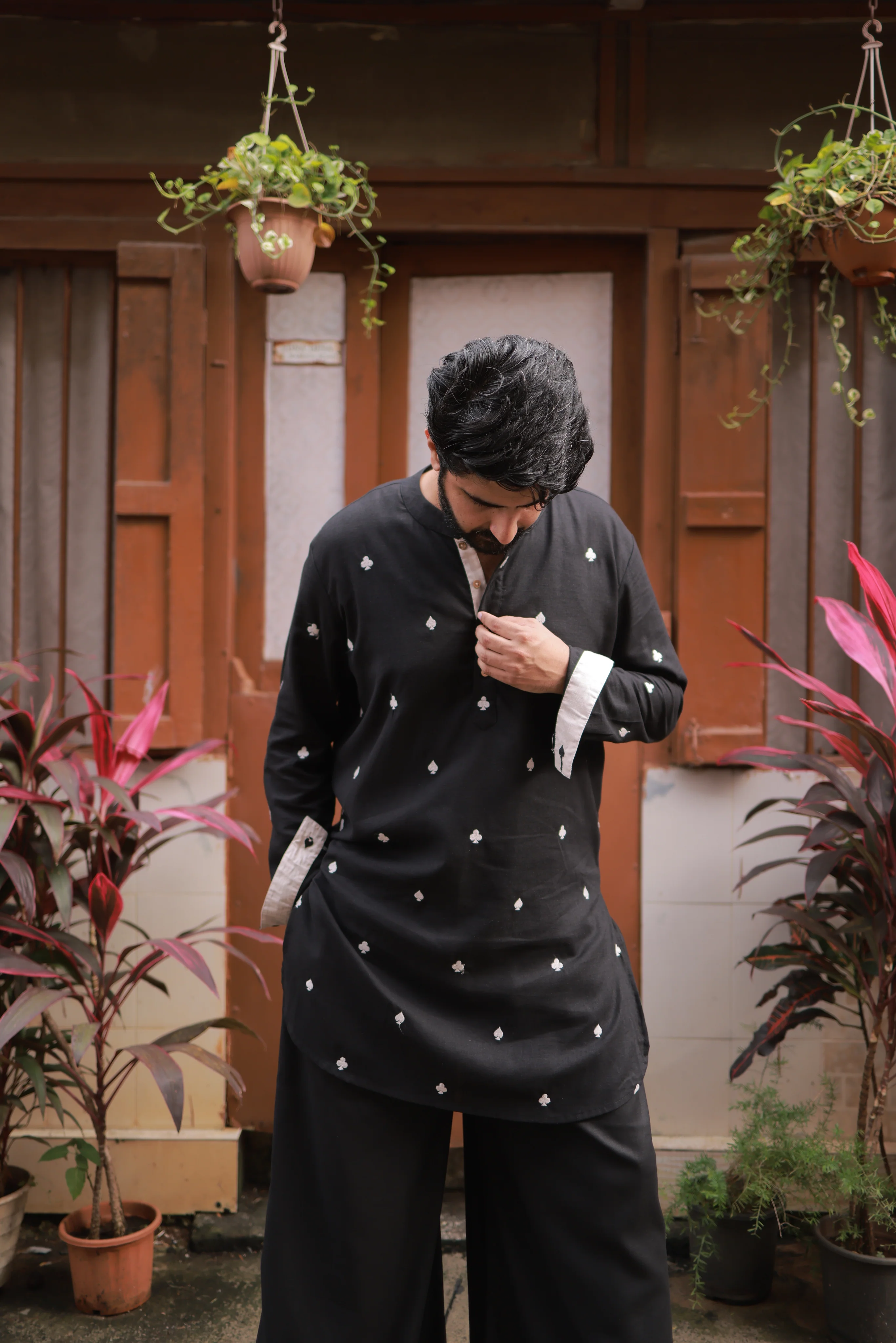 Clubs & Spades - BL Kurta set - Image 4