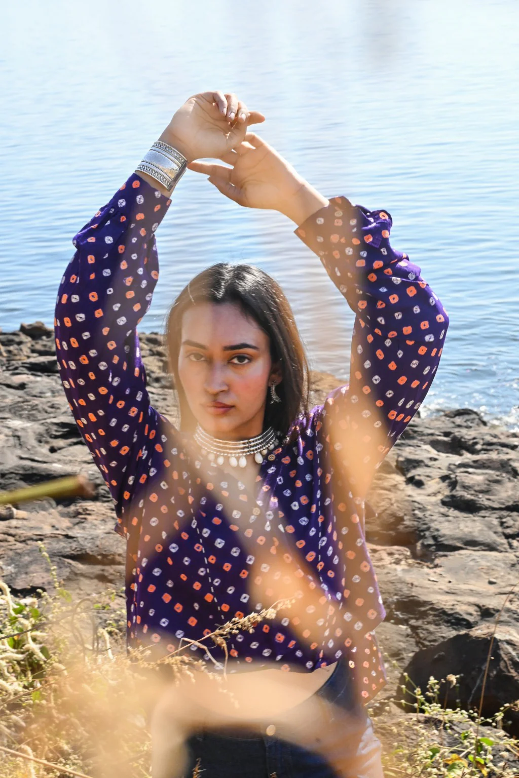 Jamun bandhani shirt - Image 6