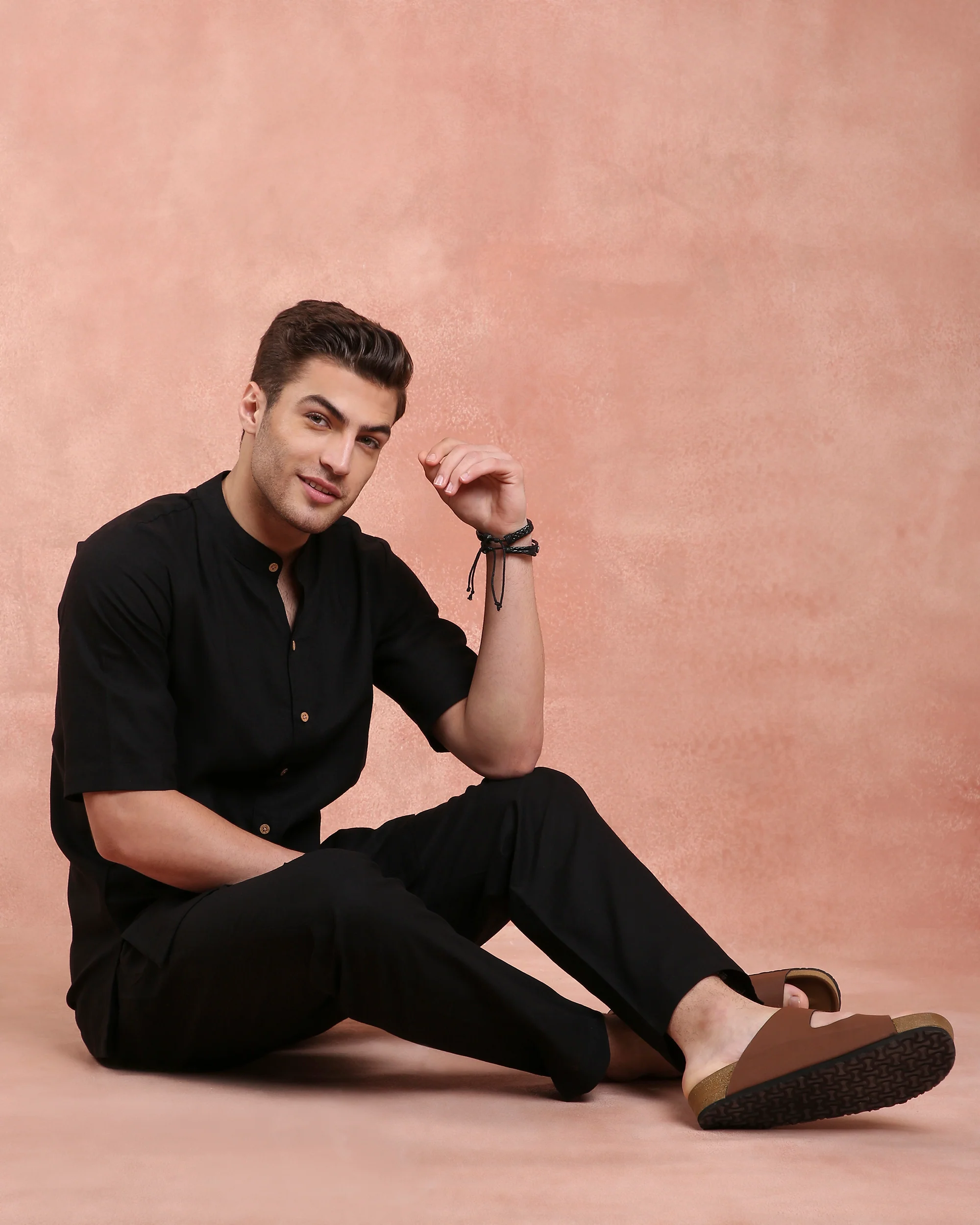 Kimono Shirt - Black - Image 3