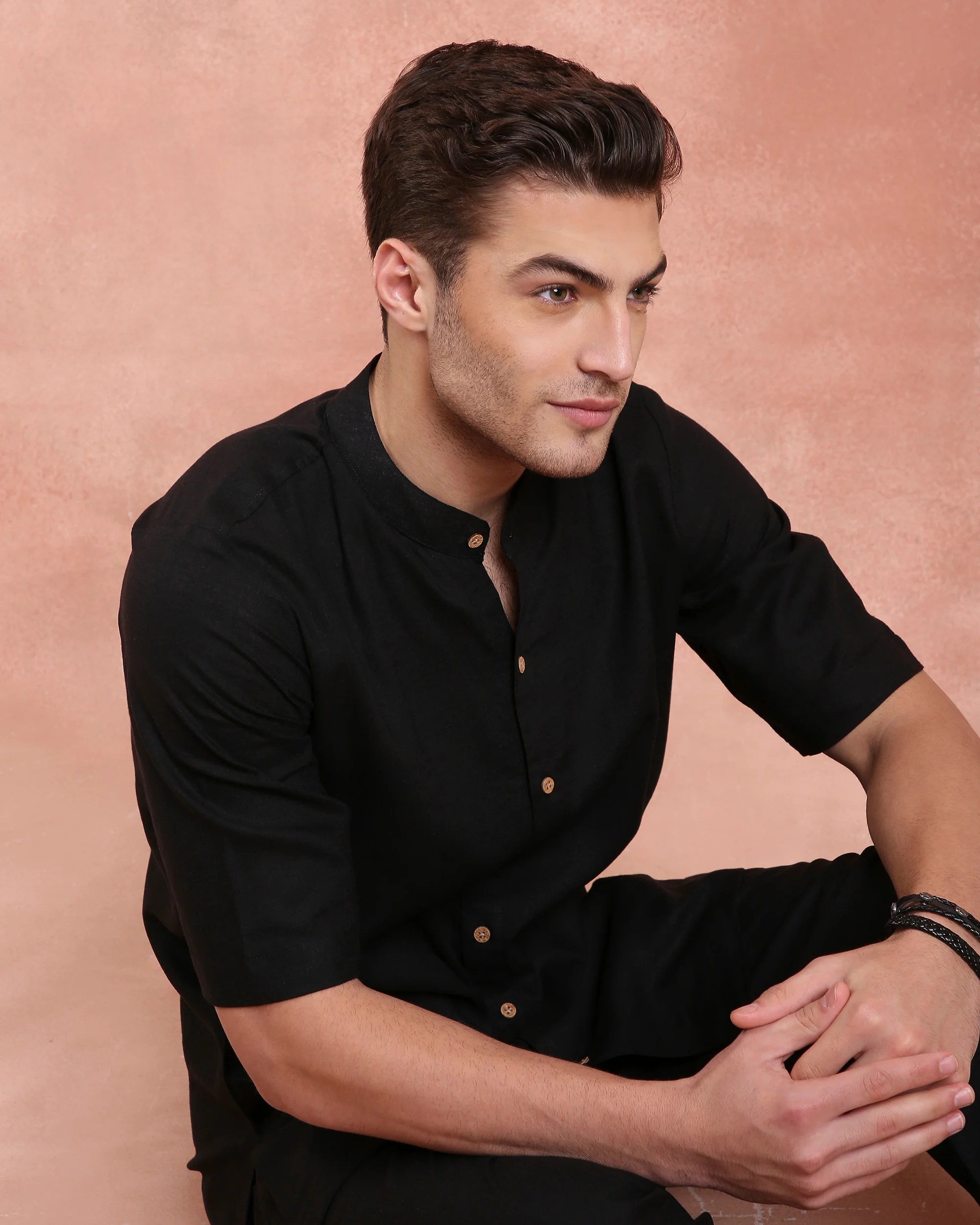 Kimono Shirt - Black - Image 4
