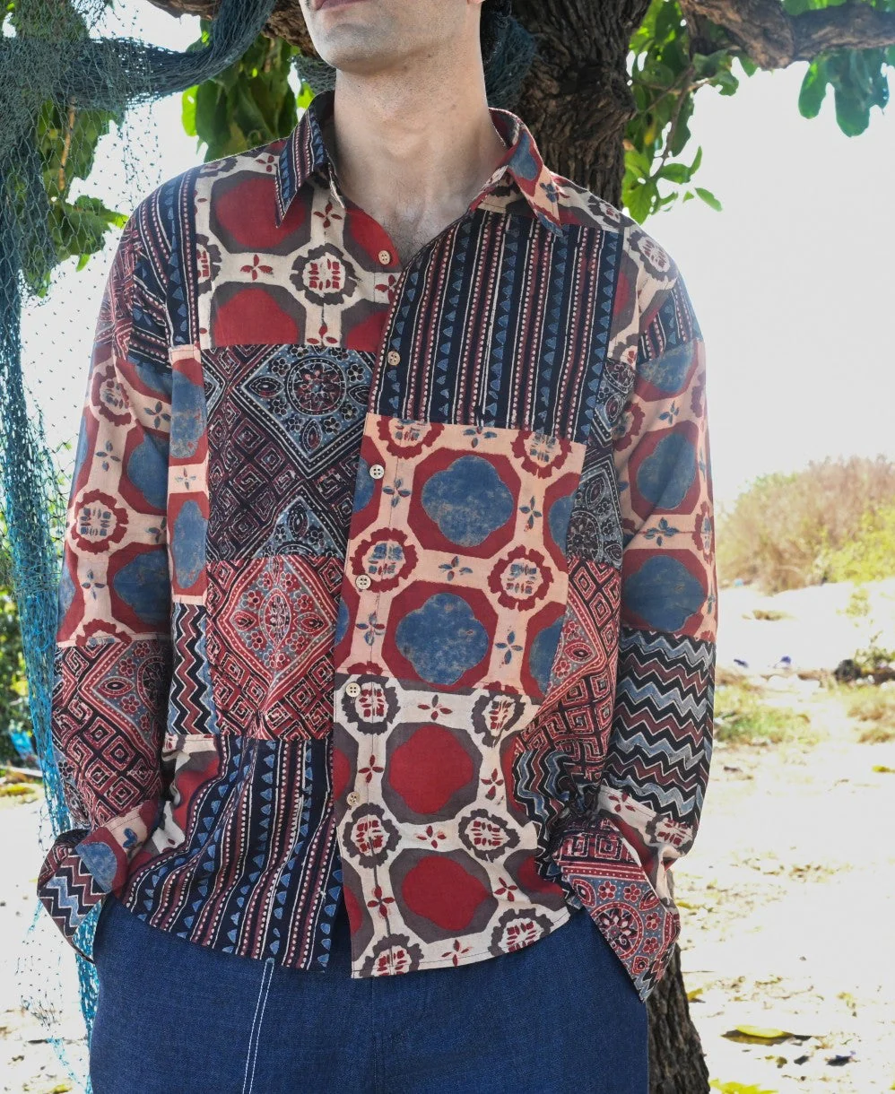 Ajrakh block shirt - Image 4