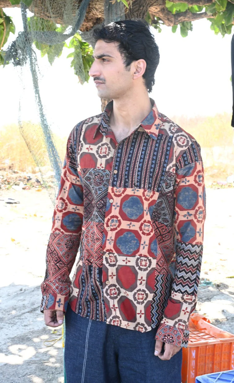 Ajrakh block shirt - Image 5