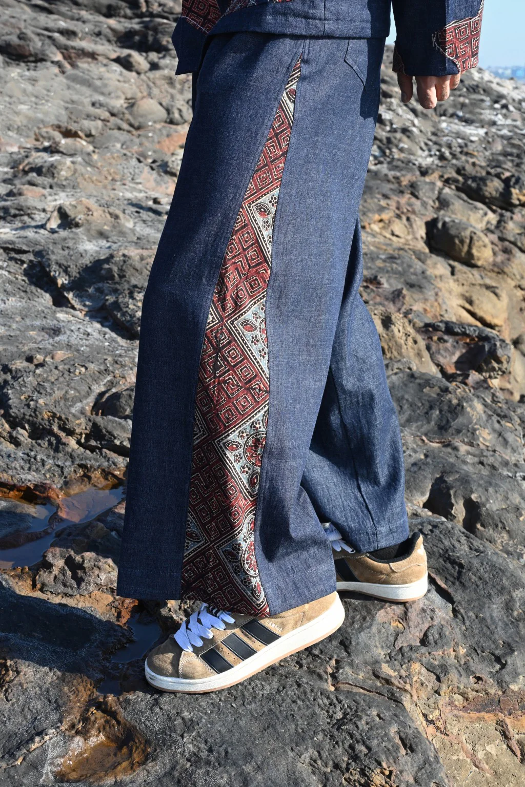 Denim Ajrakh Set - Image 8