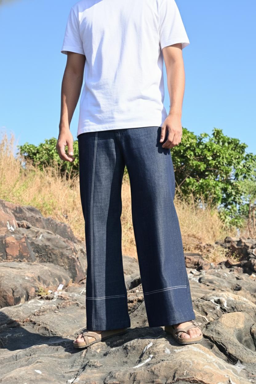 Denim linen pants - Image 7