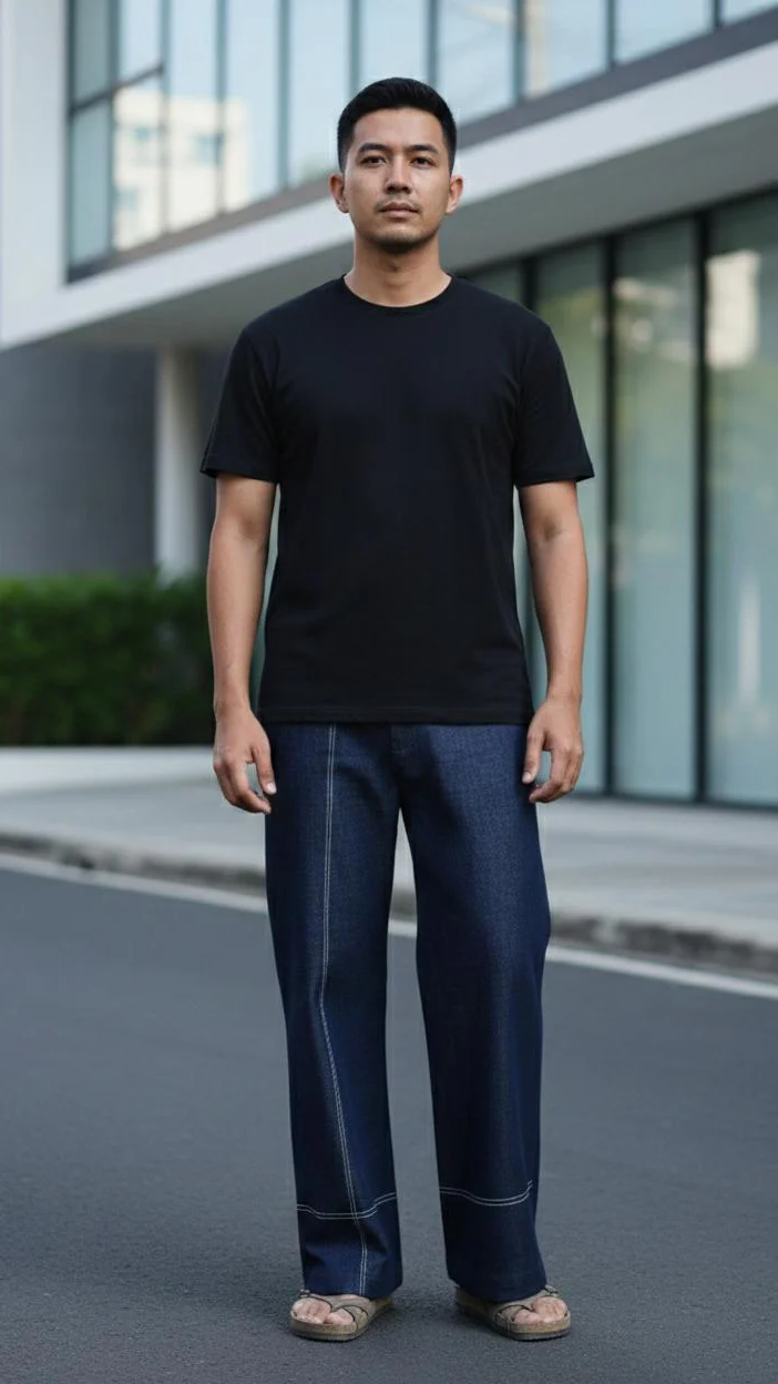 Denim linen pants - Image 8