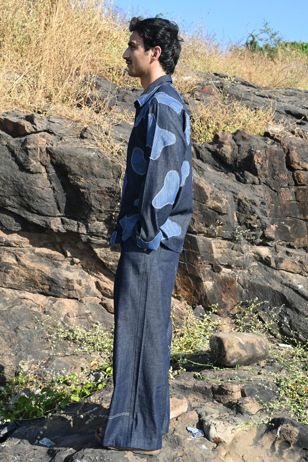 Denim patch shirt - Image 3