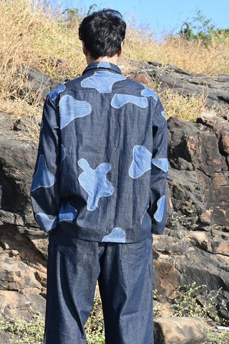 Denim patch shirt - Image 4