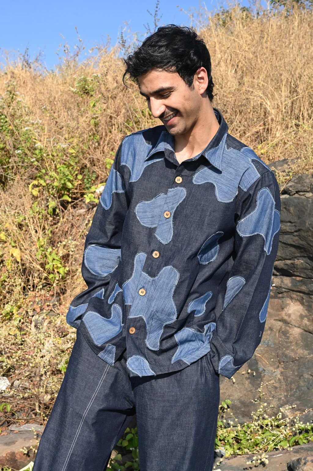 Denim patch shirt - Image 5