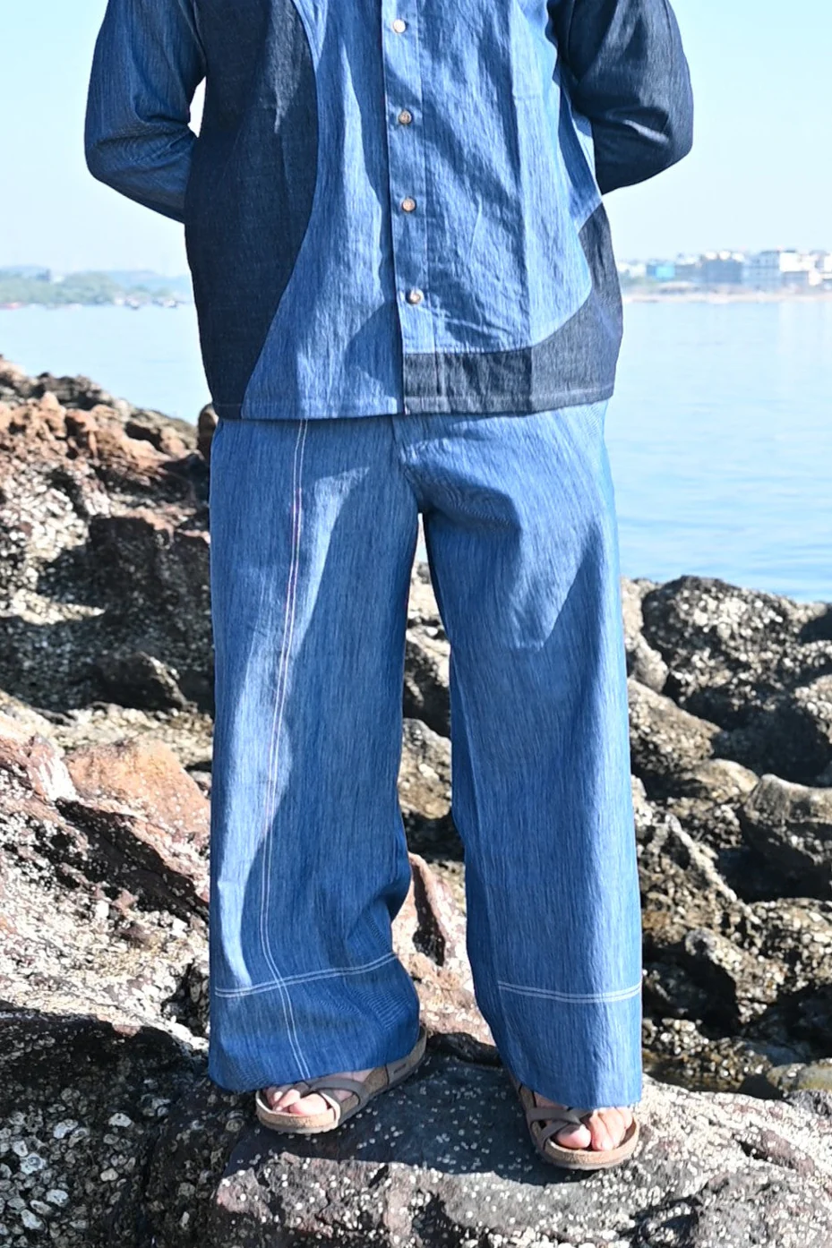 Denim tencel pants - Image 3