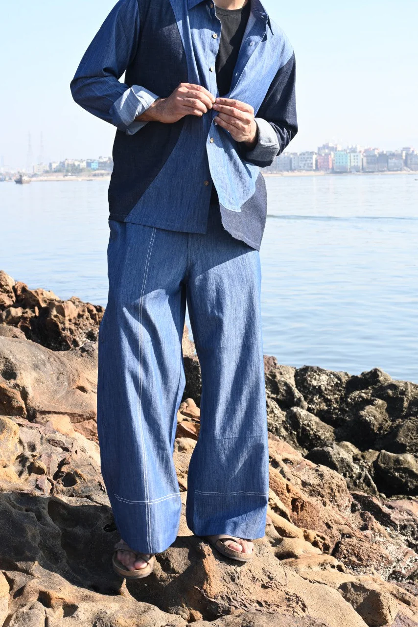 Denim tencel pants - Image 4