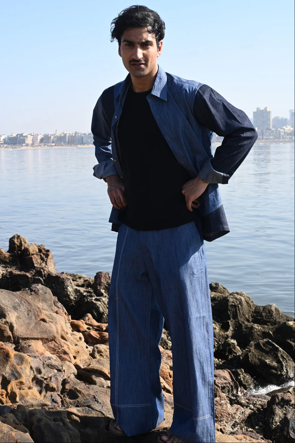 Denim tencel pants - Image 5
