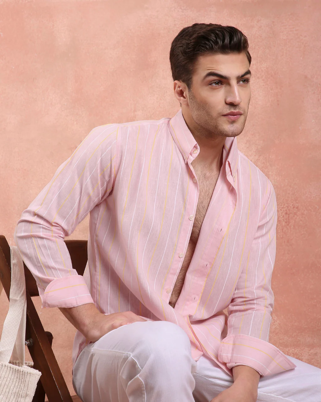 Pink Stripe Shirt - Image 4