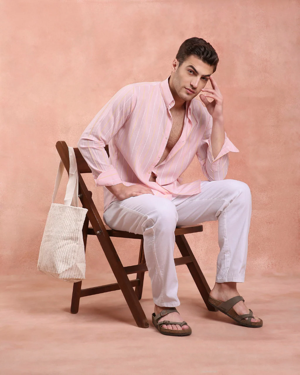 Pink Stripe Shirt - Image 8