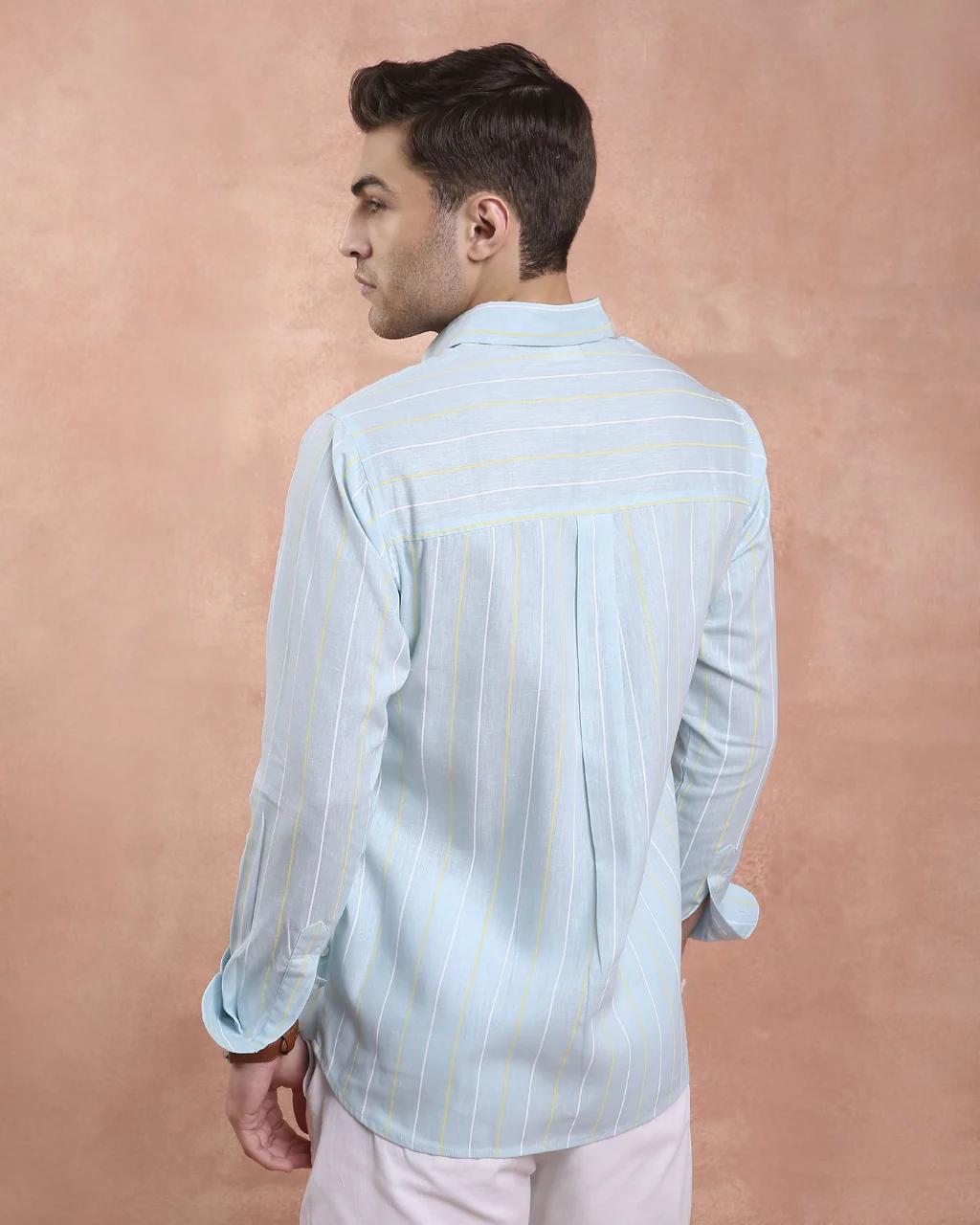 SkyBlue Stripe Shirt - Image 4